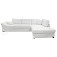 ECKSOFA in Cord Naturfarben  - Schwarz/Naturfarben, KONVENTIONELL, Holz/Textil (298/202cm) - Carryhome