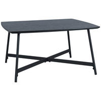 COUCHTISCH 80/42/80 cm rechteckig Schwarz  - Schwarz, Design, Holzwerkstoff/Metall (80/42/80cm) - MID.YOU