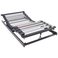 LATTENROST 100/200 cm Kopfteil, Fußteil verstellbar,  - Schieferfarben/Anthrazit, Basics, Holz/Kunststoff (100/200cm) - Dieter Knoll