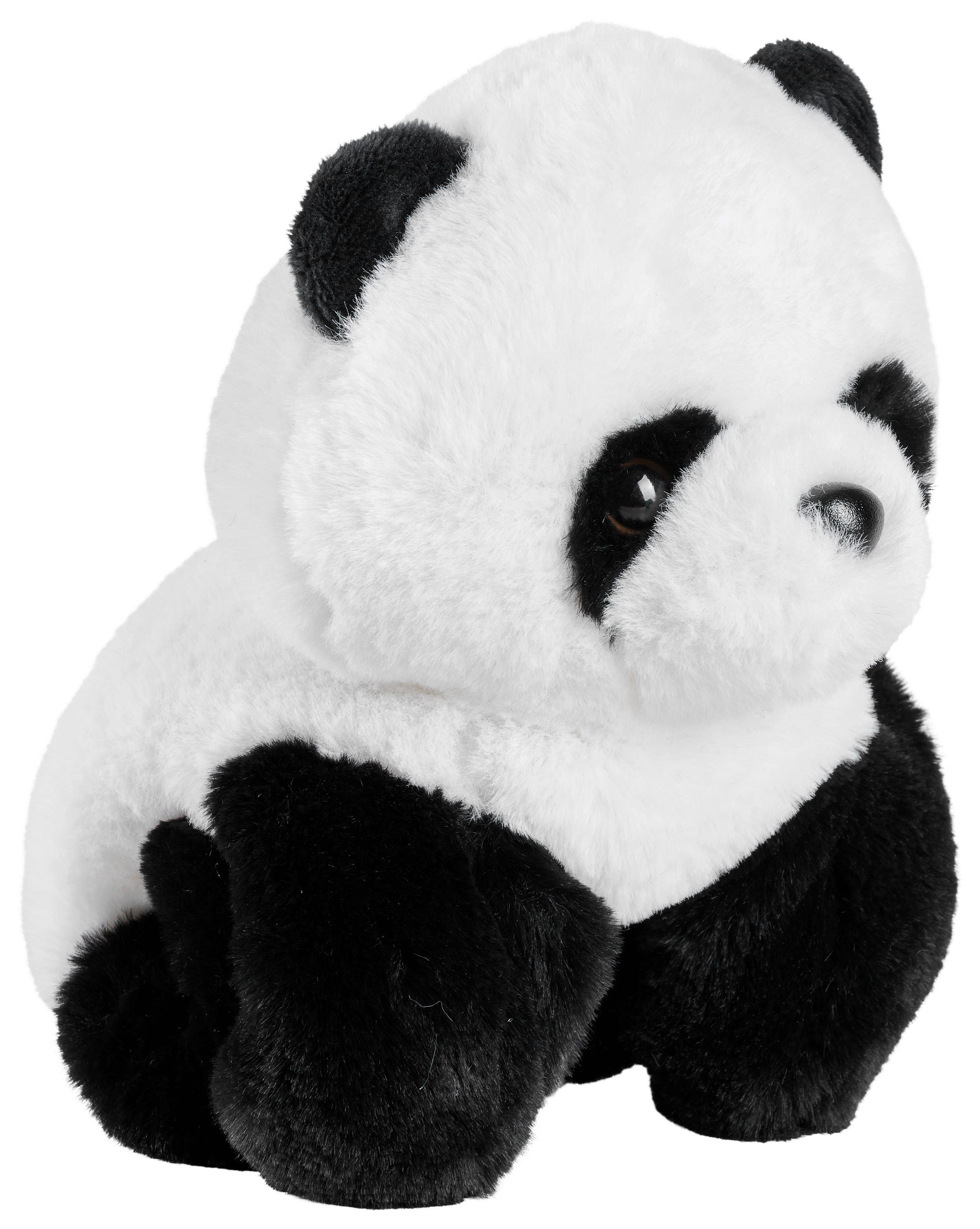 KUSCHELTIER Klammertier Panda 24 cm  - Schwarz/Weiß, Basics, Textil/Metall (24cm) - My Baby Lou