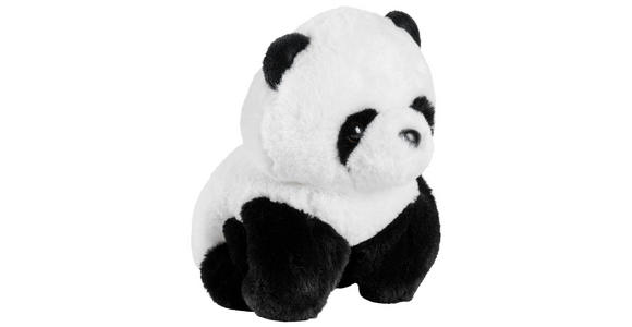 KUSCHELTIER Klammertier Panda 24 cm  - Schwarz/Weiß, Basics, Textil/Metall (24cm) - My Baby Lou