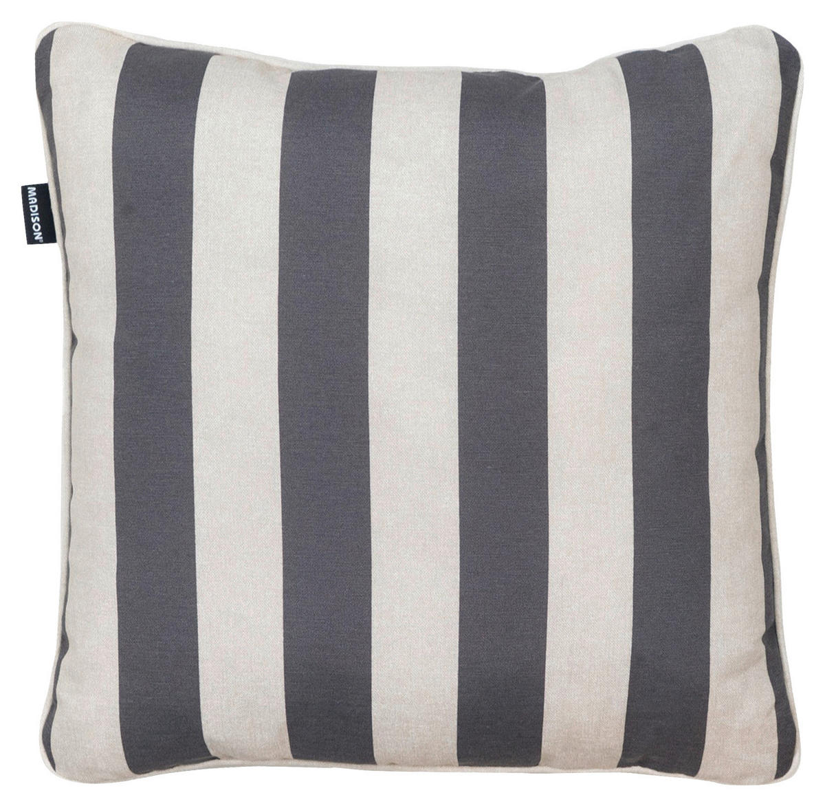 ZIERKISSEN  - Creme/Grau, Basics, Textil (50/50/10cm)