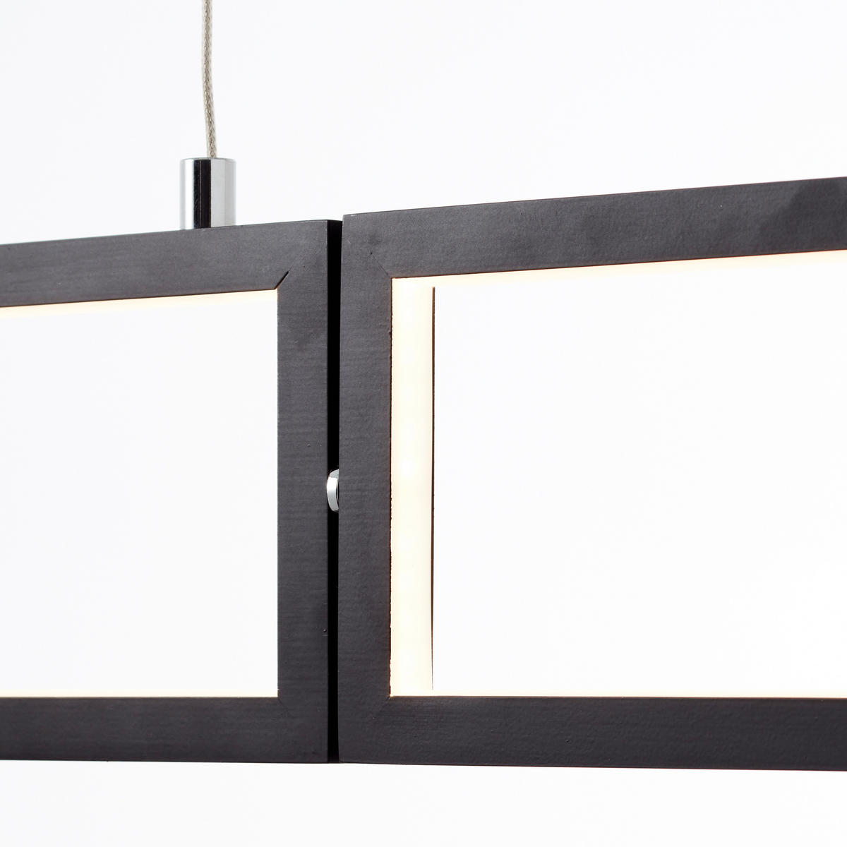 LED-HÄNGELEUCHTE 80,5/12/120 cm    - Schwarz, Design, Kunststoff/Metall (80,5/12/120cm) - Brilliant