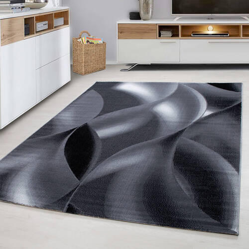 WEBTEPPICH 140/200 cm Plus Schwarz  - Schwarz, Basics, Textil (140/200cm) - Novel