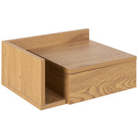 NOČNA OMARICA, divji hrast  - divji hrast, Moderno, leseni material (40/16,5/32cm) - MID.YOU