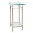 BEISTELLTISCH quadratisch Edelstahlfarben - Edelstahlfarben, Basics, Glas/Metall (35/72/35cm) BEISTELLTISCH quadratisch Edelstahlfarben - Edelstahlfarben, Basics, Glas/Metall (35/72/35cm)