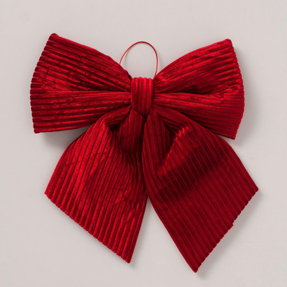 CHRISTBAUMANHÄNGER  - Rot, Basics, Textil (26/4/28cm) - X-Mas
