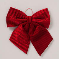 CHRISTBAUMANHÄNGER  - Rot, Basics, Textil (26/4/28cm) - X-Mas