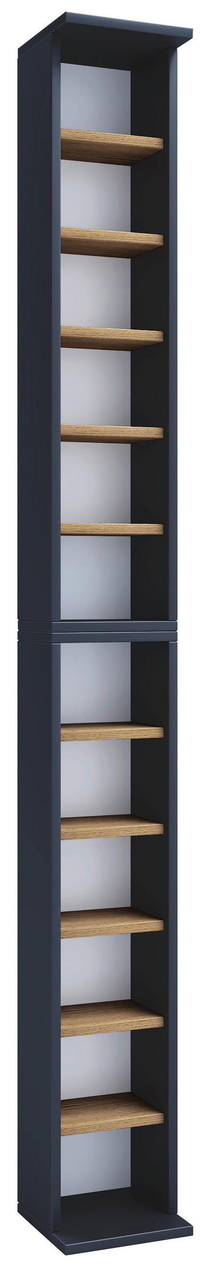 CD-REGAL Anthrazit, Honigeiche  - Honigeiche/Anthrazit, MODERN, Holzwerkstoff (21/180/20cm) - MID.YOU