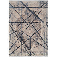 WEBTEPPICH 200/290 cm Arizona Grau, Dunkelblau  - Dunkelblau/Grau, Design, Textil (200/290cm) - Musterring