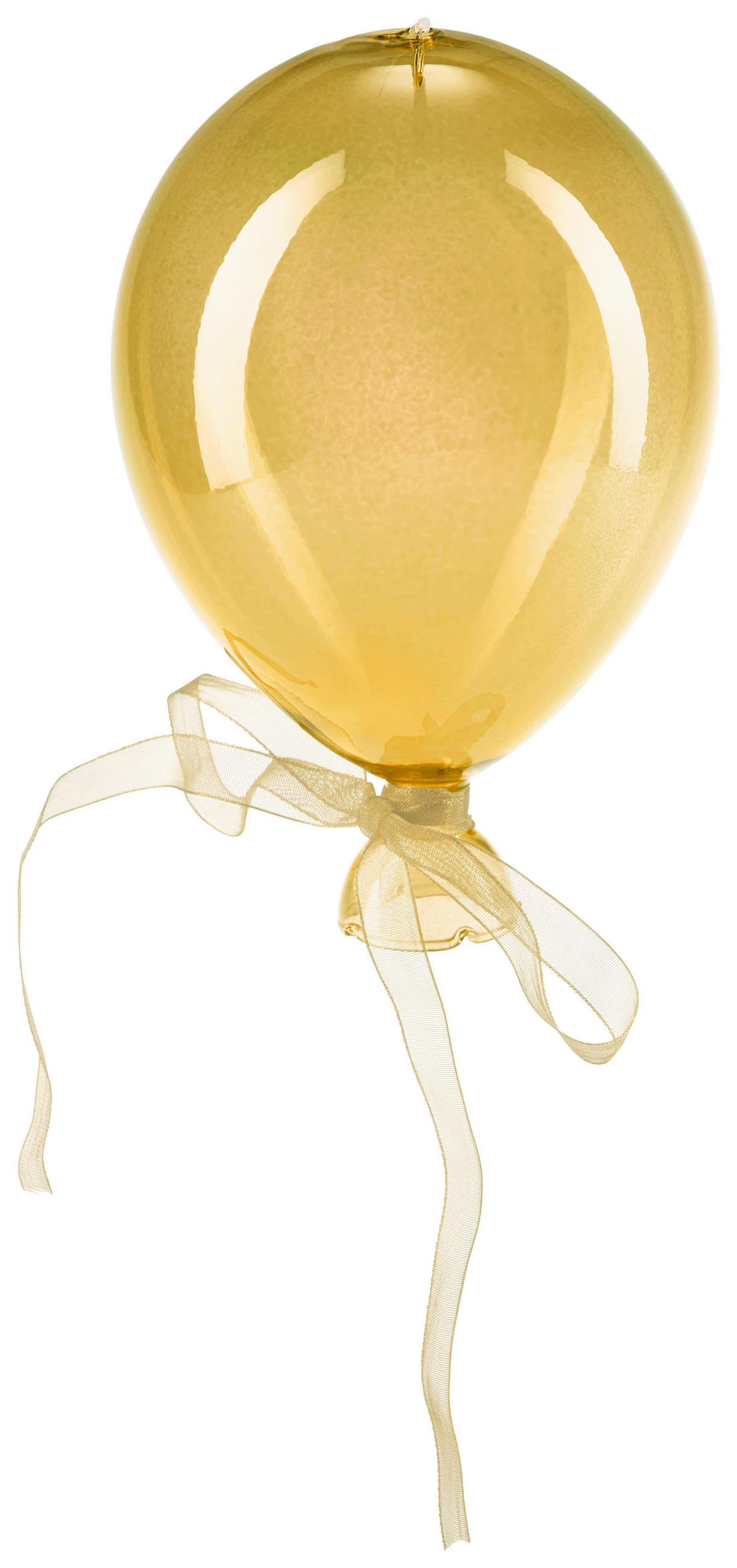 DEKOHÄNGER  - Gelb, Basics, Glas (11/15cm)