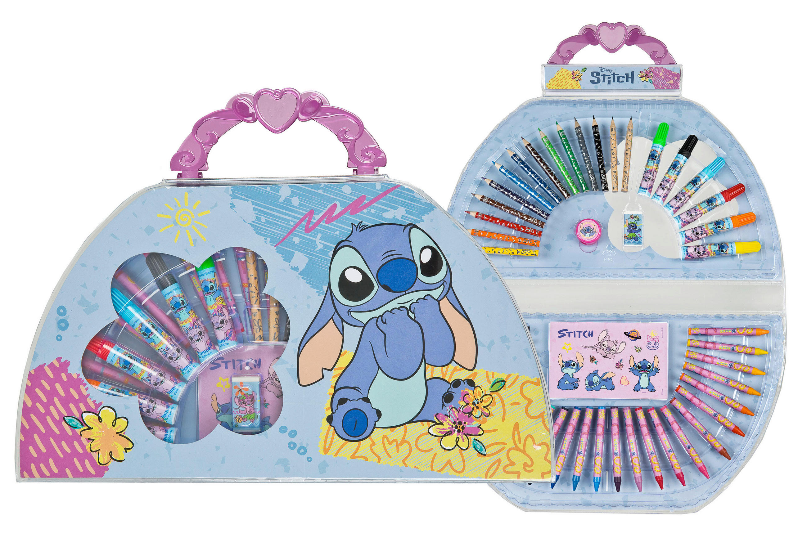 MALSET - Blau/Gelb, Basics, Papier/Kunststoff (38/3,5/21,3cm) - Disney