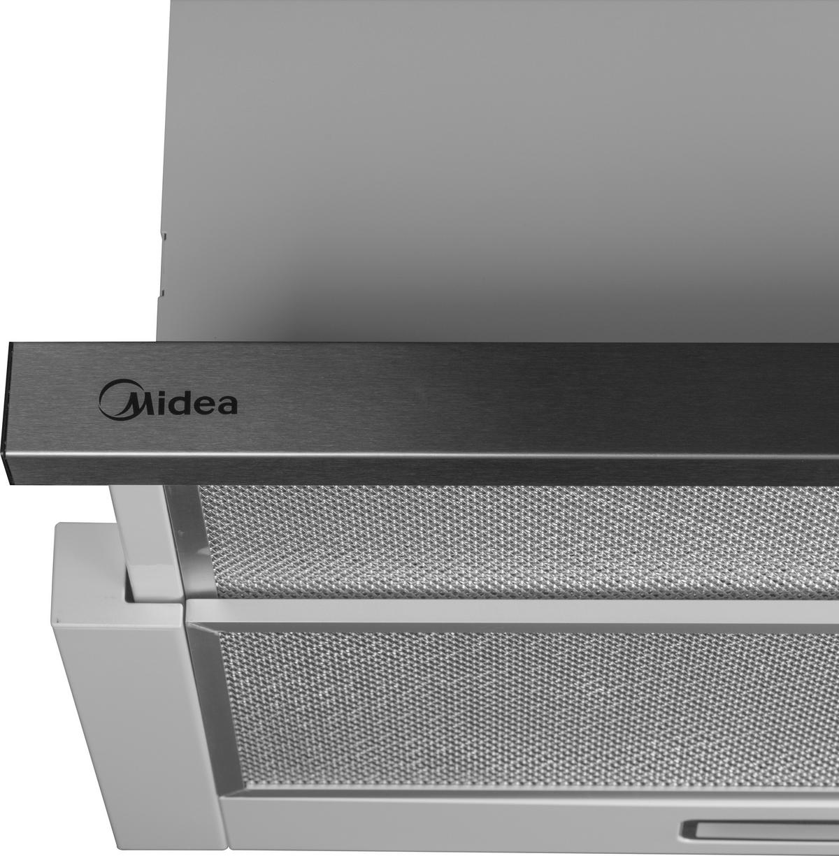 DUNSTABZUGSHAUBE HU 60L07  - Weiß, Basics, Metall (59,5/25,5/30,8cm) - Midea