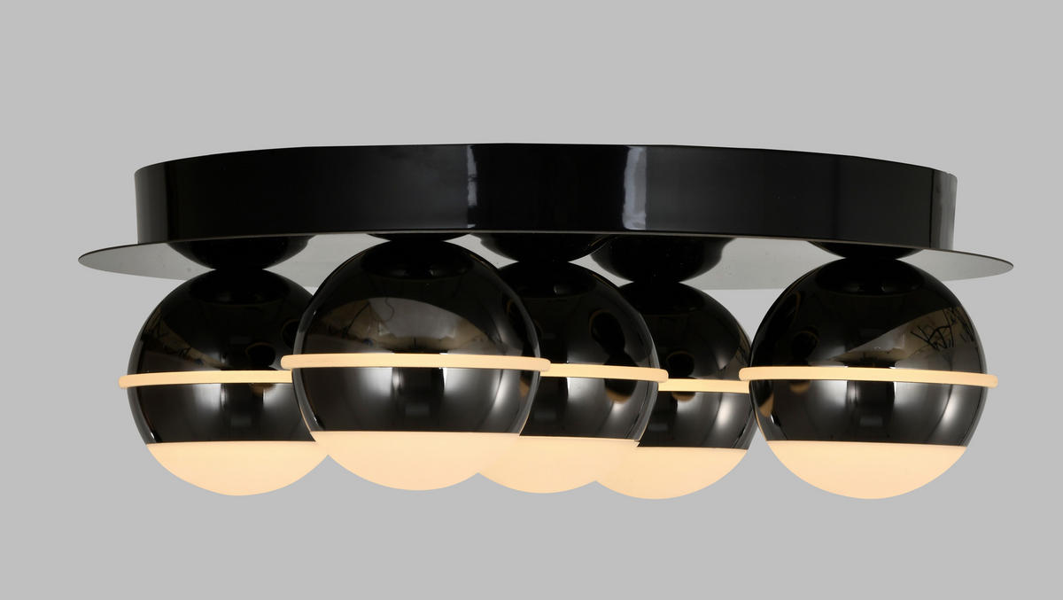 LED-DECKENLEUCHTE Biarritz 40/40/14 cm  - Sandfarben, Design, Kunststoff/Metall (40/40/14cm)
