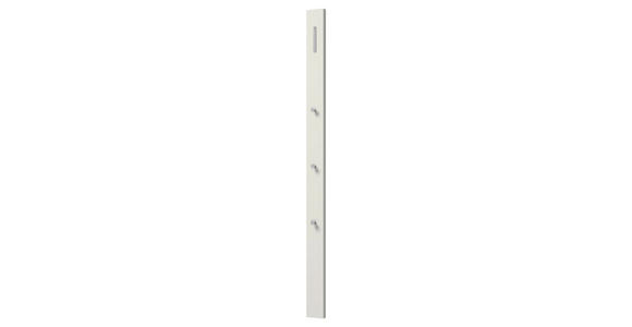 GARDEROBE 90/185/33 cm  - Weiß, Design, Glas/Holzwerkstoff (90/185/33cm) - Moderano