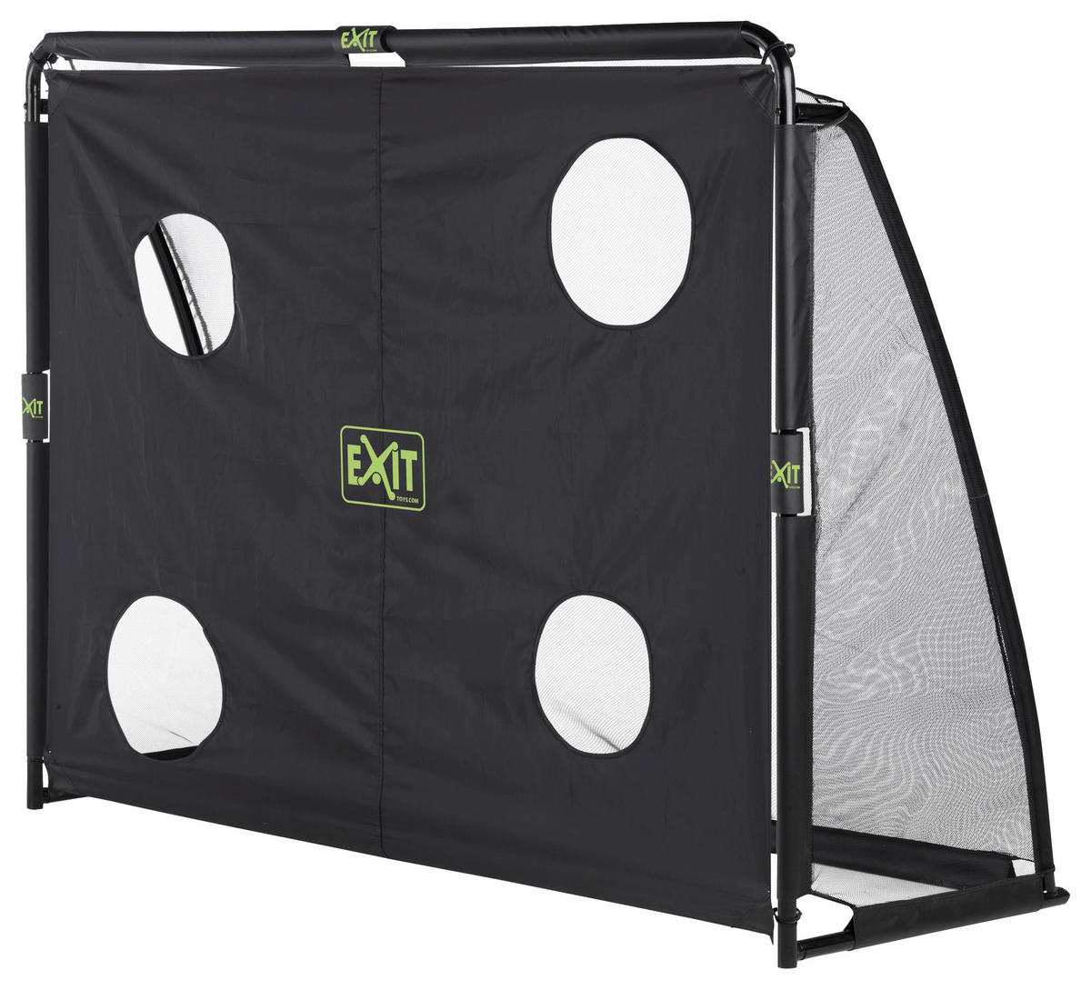 FUßBALLTOR EXIT COPPA - Schwarz, KONVENTIONELL, Kunststoff/Metall (220/170/170cm) - EXIT Toys