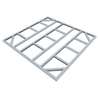 FUNDAMENT - Silberfarben, Basics, Metall (237/2/234cm)