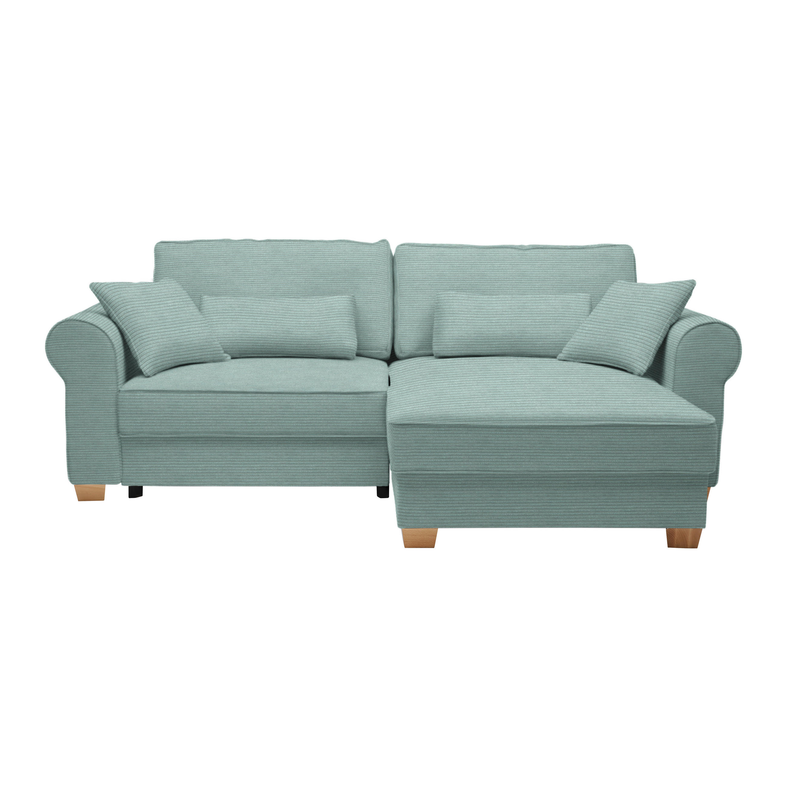 HÖRNSOFFA i salviagrön  - salviagrön, Modern, trämaterial/trä (255/185cm) - MID.YOU