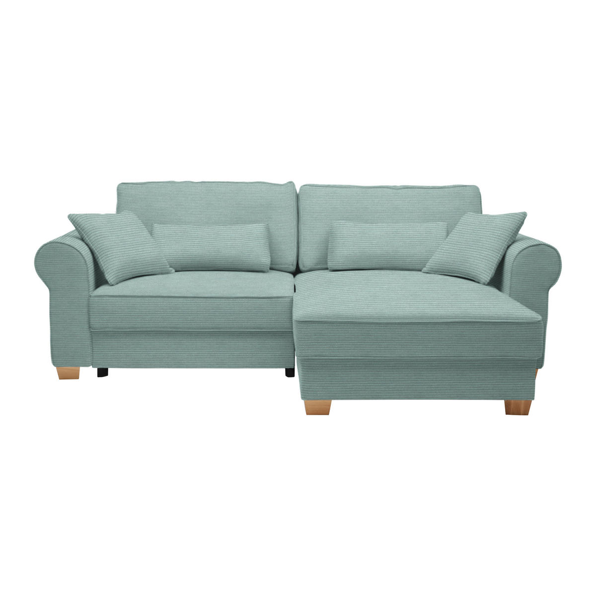 HÖRNSOFFA i salviagrön  - salviagrön, Modern, trämaterial/trä (255/185cm) - MID.YOU