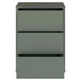 NACHTSCHRANK 50/69/42 cm  - Salbeigrün/Silberfarben, Trend, Holzwerkstoff/Kunststoff (50/69/42cm) - Carryhome