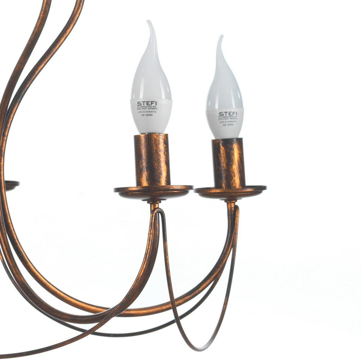 KRONLEUCHTER 55/105 cm   - Bronzefarben, Basics, Metall (55/105cm)