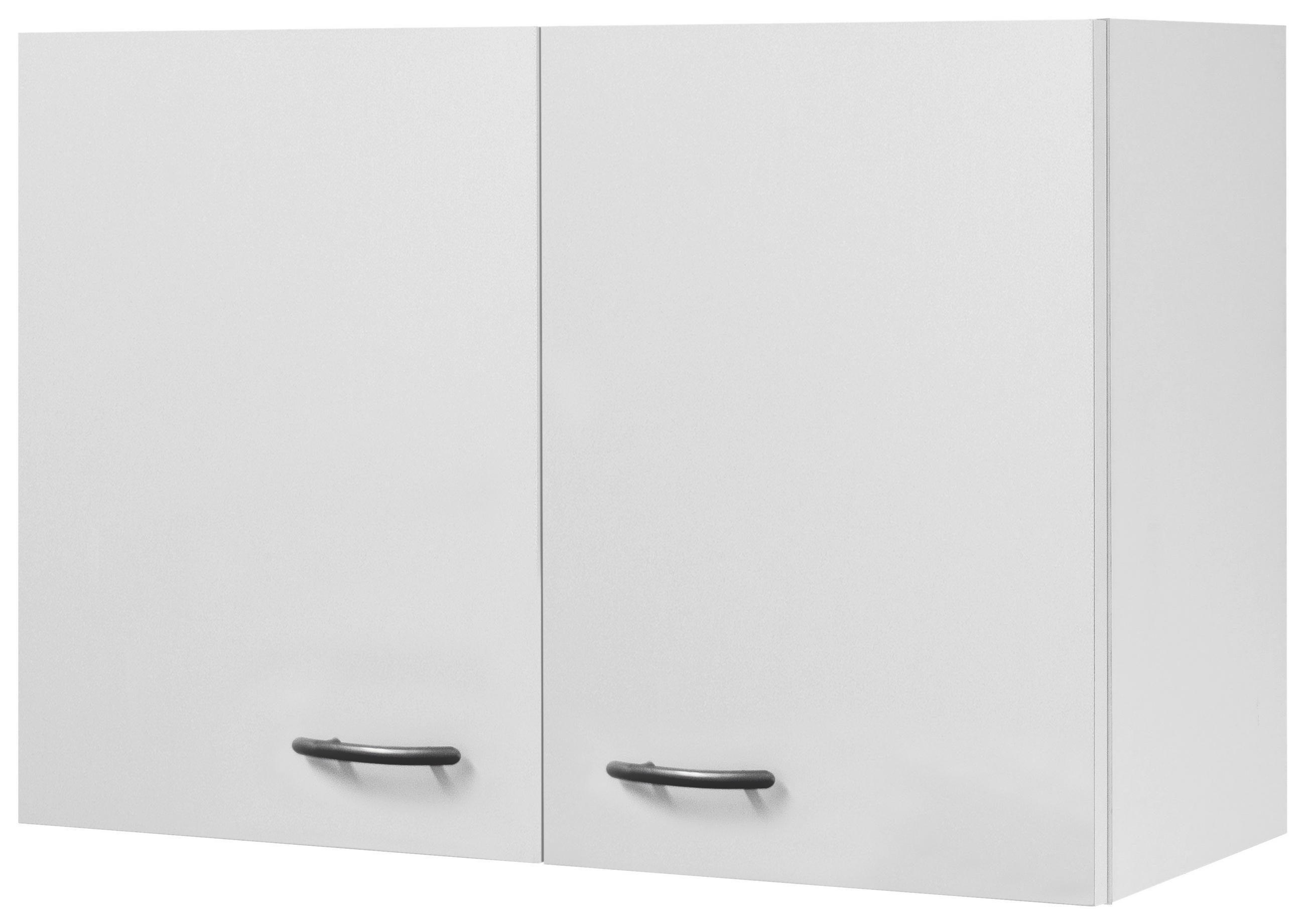 KÜCHENOBERSCHRANK  in Weiß  - Edelstahlfarben/Weiß, Holzwerkstoff/Kunststoff (80/54,8/32cm) - FlexWell