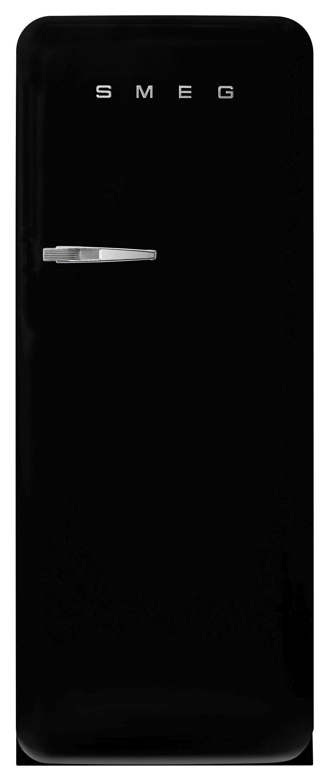 KÜHLSCHRANK 60,1/153/78,8 cm FAB28RBLM6  - Schwarz, Basics, Glas/Metall (60,1/153/78,8cm) - SMEG
