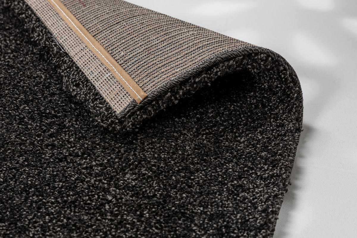 WEBTEPPICH 80/150 cm Leverage Schwarz  - Schwarz, Basics, Textil (80/150cm) - Schöner Wohnen