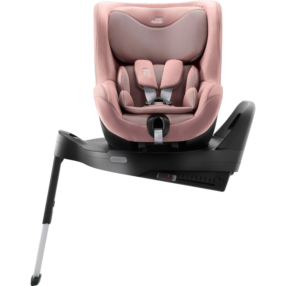REBOARDER-KINDERSITZ Dualfix 5Z  - Mauve/Altrosa, Basics, Kunststoff/Textil (44/48/74cm) - Britax Römer