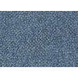 ECKSOFA in Velours Blau  - Blau/Schwarz, Design, Textil/Metall (264/299cm) - Novel