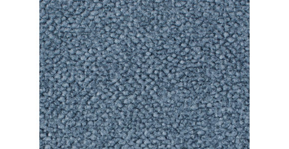 ECKSOFA in Velours Blau  - Blau/Schwarz, Design, Textil/Metall (264/299cm) - Novel