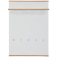 GARDEROBENPANEEL  in 85/119/28 cm  - Weiß/Eiche Artisan, Design, Holzwerkstoff (85/119/28cm) - Xora