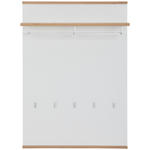 GARDEROBENPANEEL  in 85/119/28 cm  - Weiß/Eiche Artisan, Design, Holzwerkstoff (85/119/28cm) - Xora