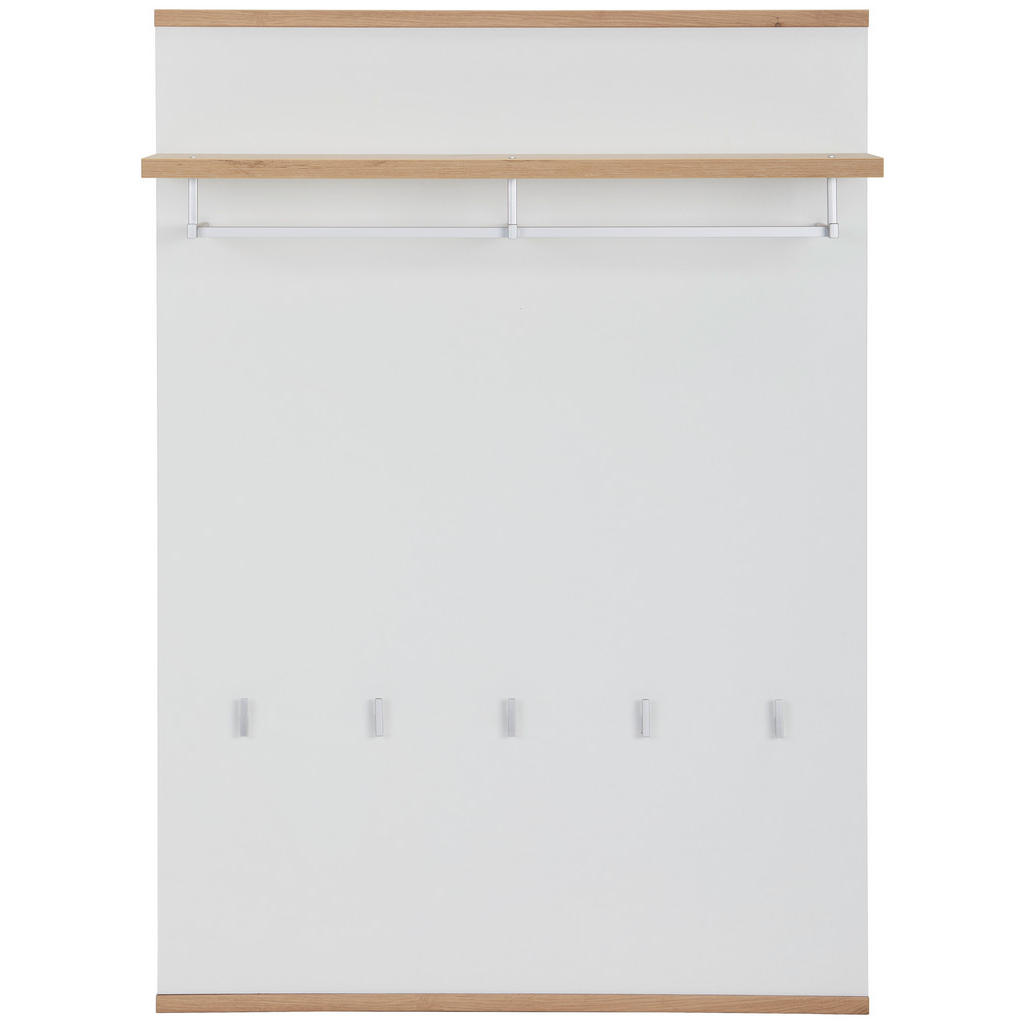 Xora VEŠIAKOVÝ PANEL, biela, dub artisan, 85/119/28 cm