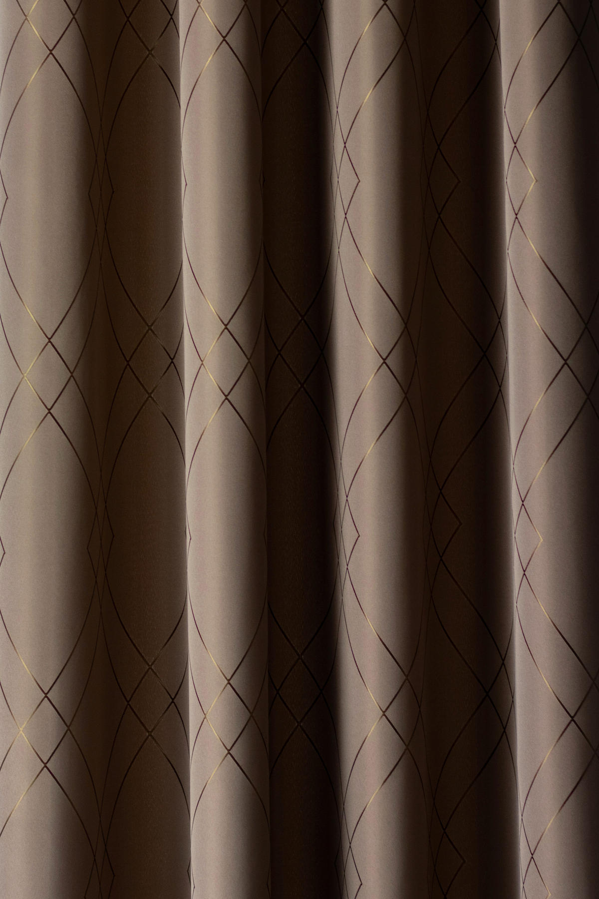 ÖSENSCHAL halbtransparent 140/245 cm   - Braun, Basics, Textil (140/245cm)