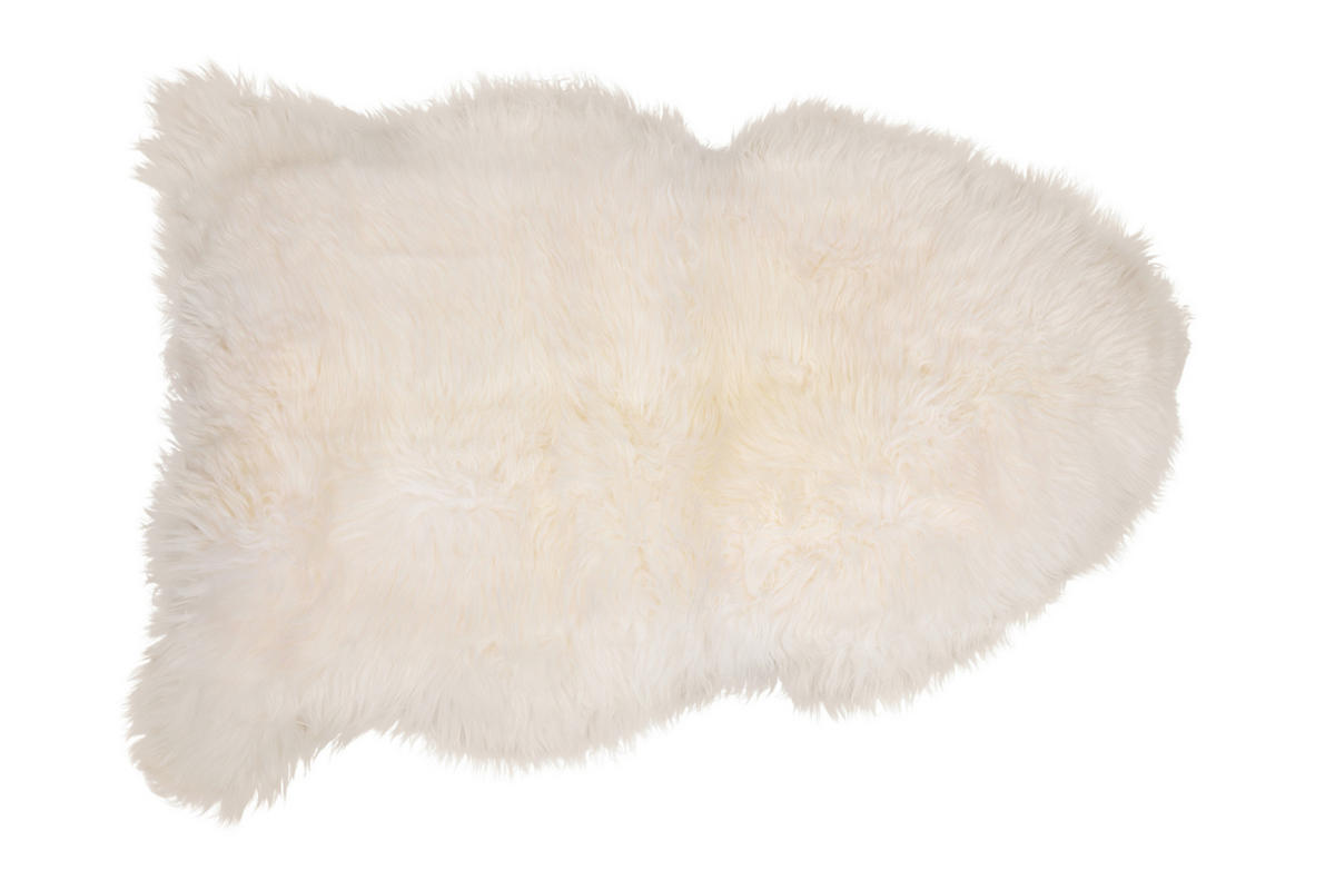Blană De Oaie  Adelaide  - alb, Natur, blană (65-70/100-105cm) - Linea Natura