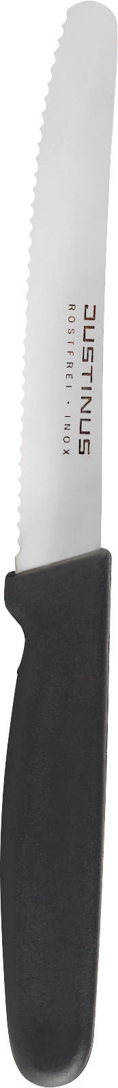 BRÖTCHENMESSER FineCut 22 cm  - Silberfarben/Schwarz, Basics, Kunststoff/Metall (22cm) - Justinus