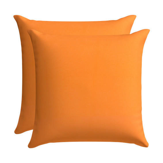 ZIERKISSENSET in Orange Uni 48/48 cm  - Orange, Basics, Textil (48/48cm)