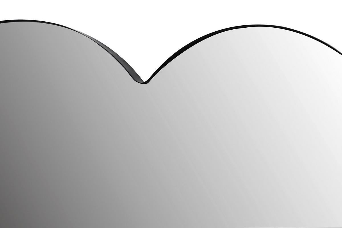 WANDSPIEGEL 90/60/2,5 cm  - Schwarz, Basics, Glas/Metall (90/60/2,5cm) - Xora