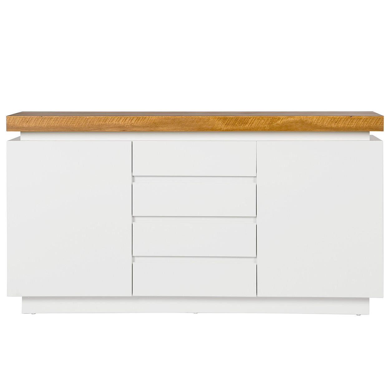 SIDEBOARD  in 150/80/40 cm  - Eichefarben/Weiß, Design, Holzwerkstoff (150/80/40cm) - Livetastic