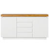 SIDEBOARD  in 150/80/40 cm  - Eichefarben/Weiß, Design, Holzwerkstoff (150/80/40cm) - Livetastic