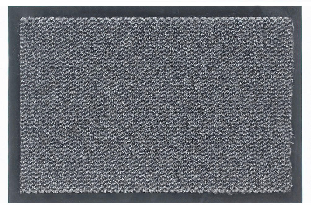 FUSSMATTE - Grau, Basics, Kunststoff (40/60cm)