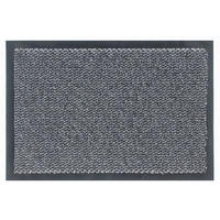 FUSSMATTE - Grau, Basics, Kunststoff (40/60cm)