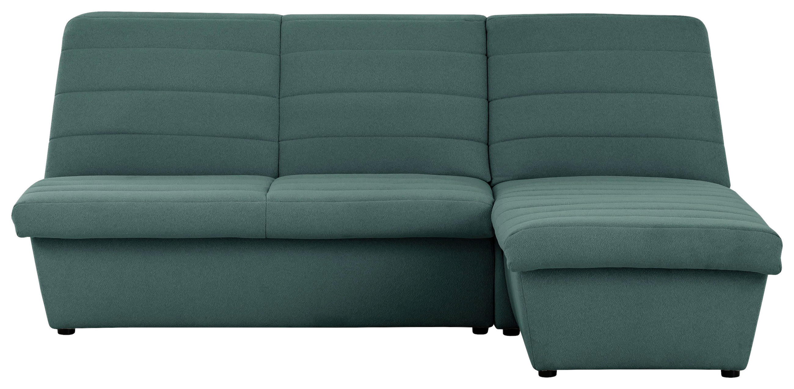 ECKSOFA Looks VIII Grün Webstoff  - Schwarz/Grün, Design, Kunststoff/Textil (214/168cm) - LOOKS by W.Joop