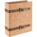 BÜCHERBOX 24/30/8 cm     - Schwarz/Braun, KONVENTIONELL, Holz/Kunststoff (24/30/8cm) - Ambia Home