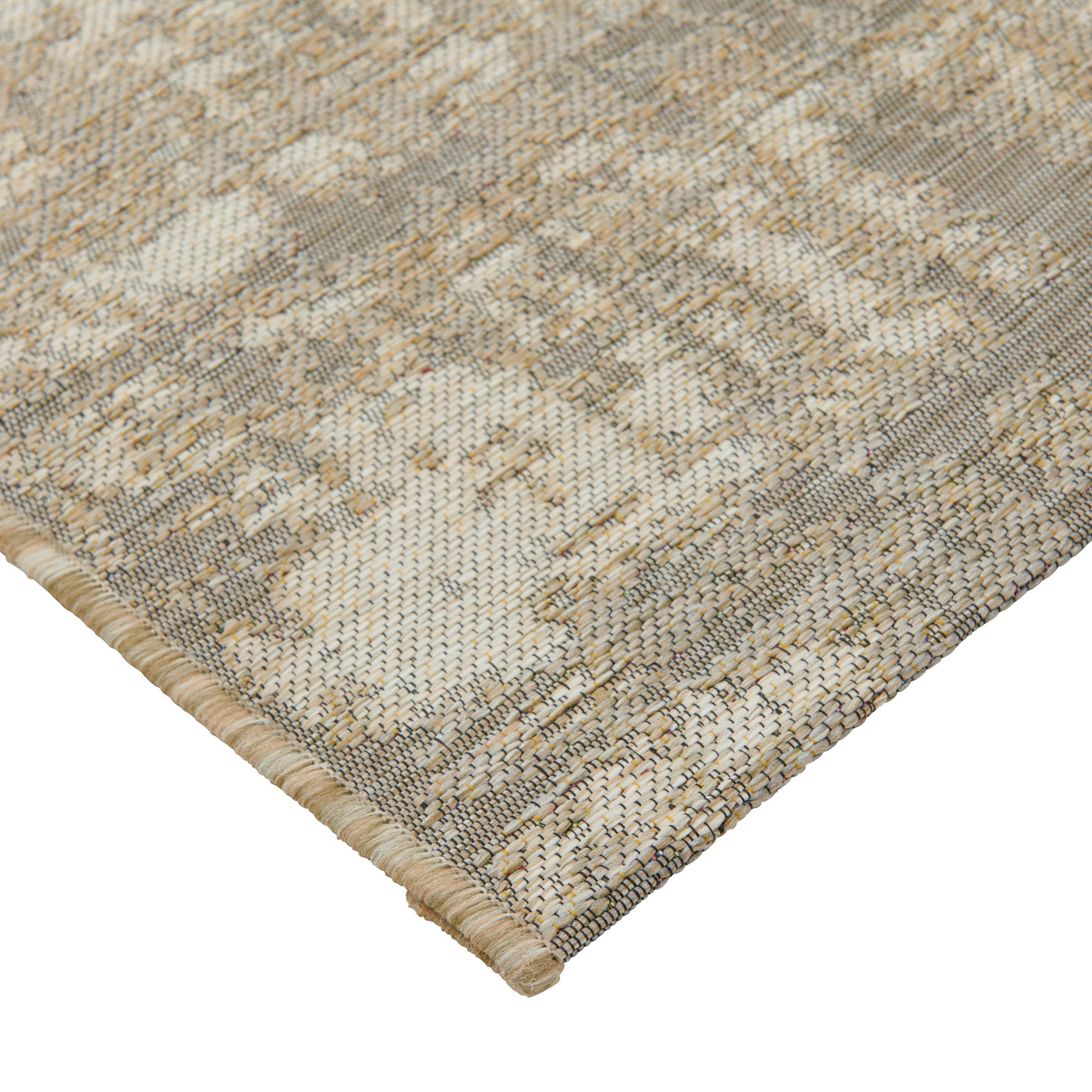 VONKAJŠÍ KOBEREC, 160/230 cm, krémová, béžová - krémová/béžová, Lifestyle, textil (160/230cm) - Ambia Garden