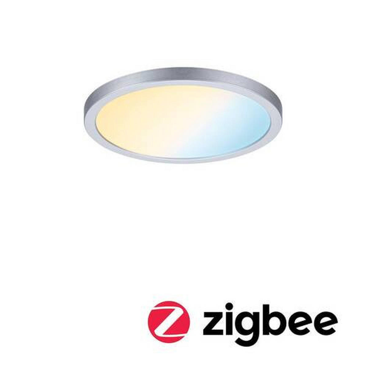 LED-PANEEL 17,5/1 cm   - Chromfarben, Design, Kunststoff (17,5/1cm) - Paulmann