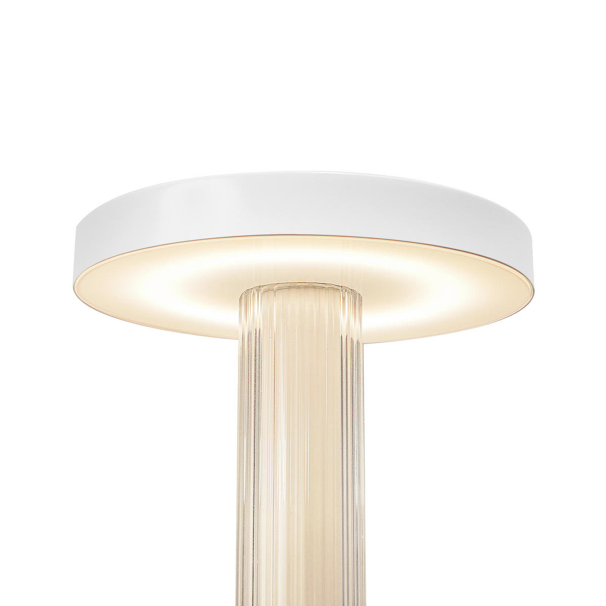 TISCHLEUCHTE Trezzi 21/21,9 cm  - Hellrosa/Beige, Design, Kunststoff (21/21,9cm) - Nordlux