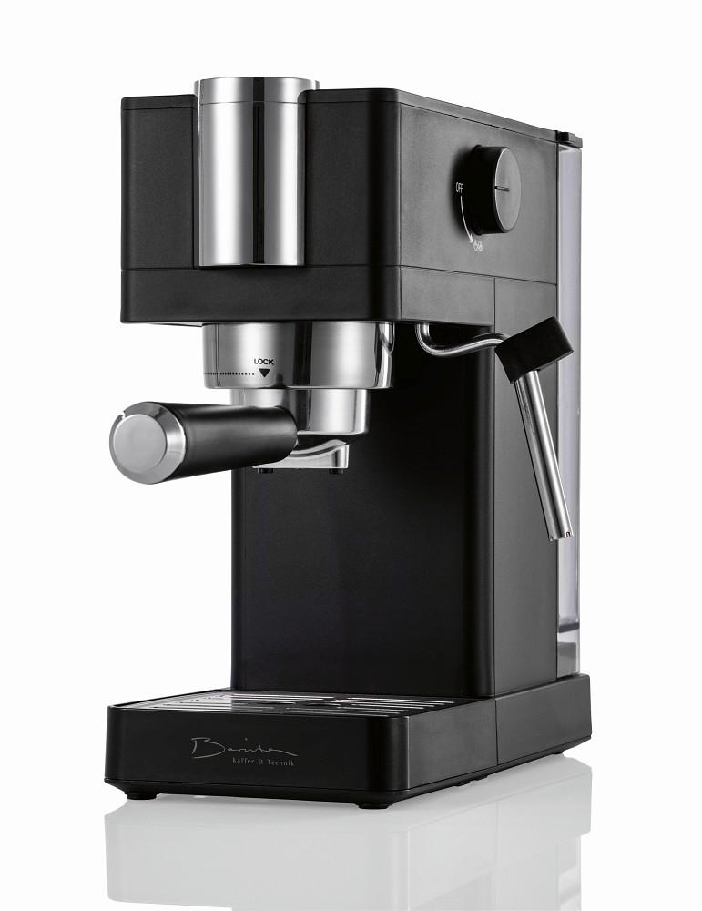 ESPRESSOMASCHINE Barista  - Silberfarben/Schwarz, Design, Kunststoff/Metall (29,5/14/29cm)