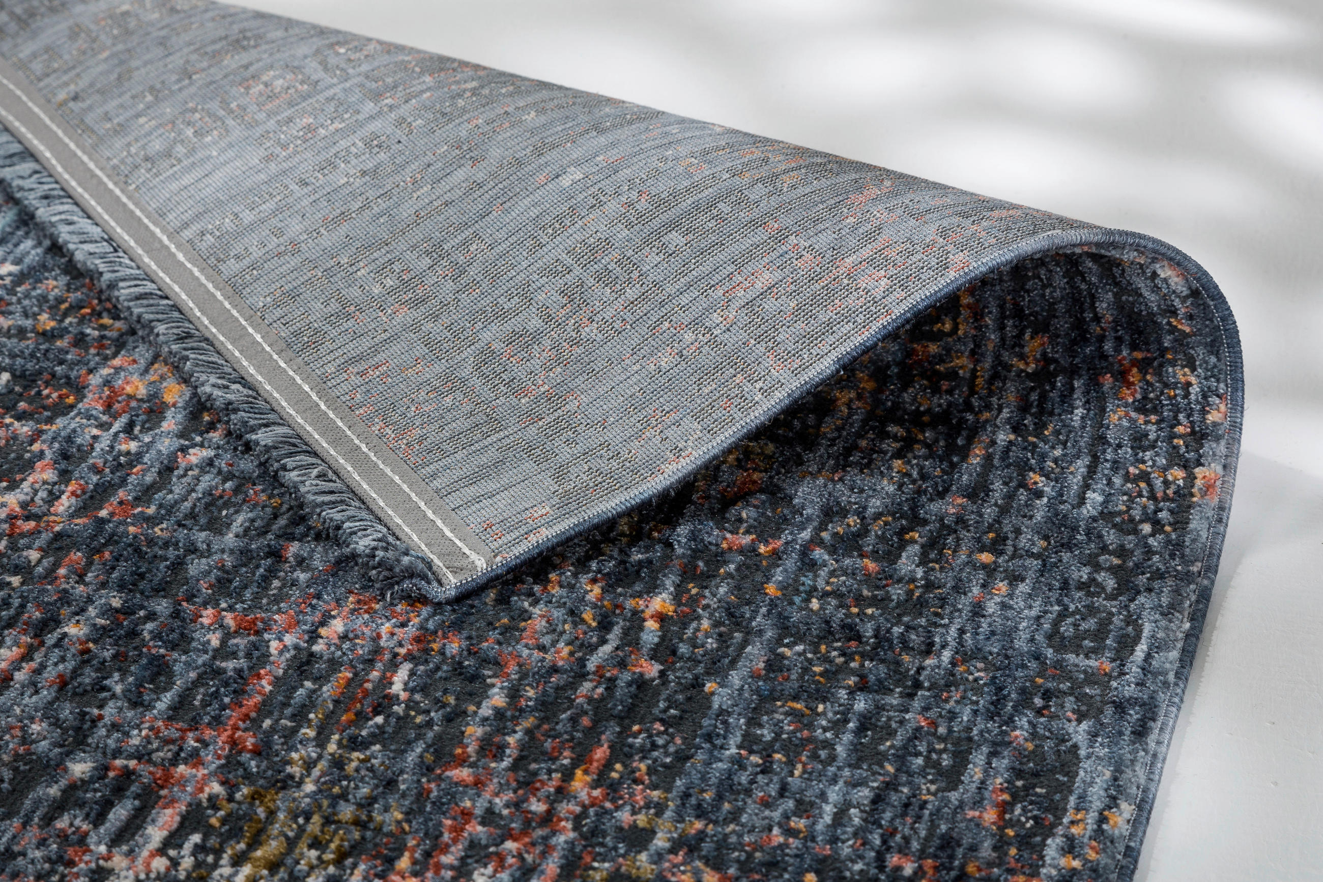 Thumbnail - Astra Webteppich Sarezzo, Mehrfarbig, Textil, Abstraktes, rechteckig, 133x190 cm, für Fußbodenheizung geeignet, antistat...